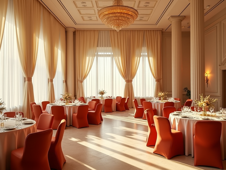 Servicios integrales para eventos: catering, decoración y mobiliario