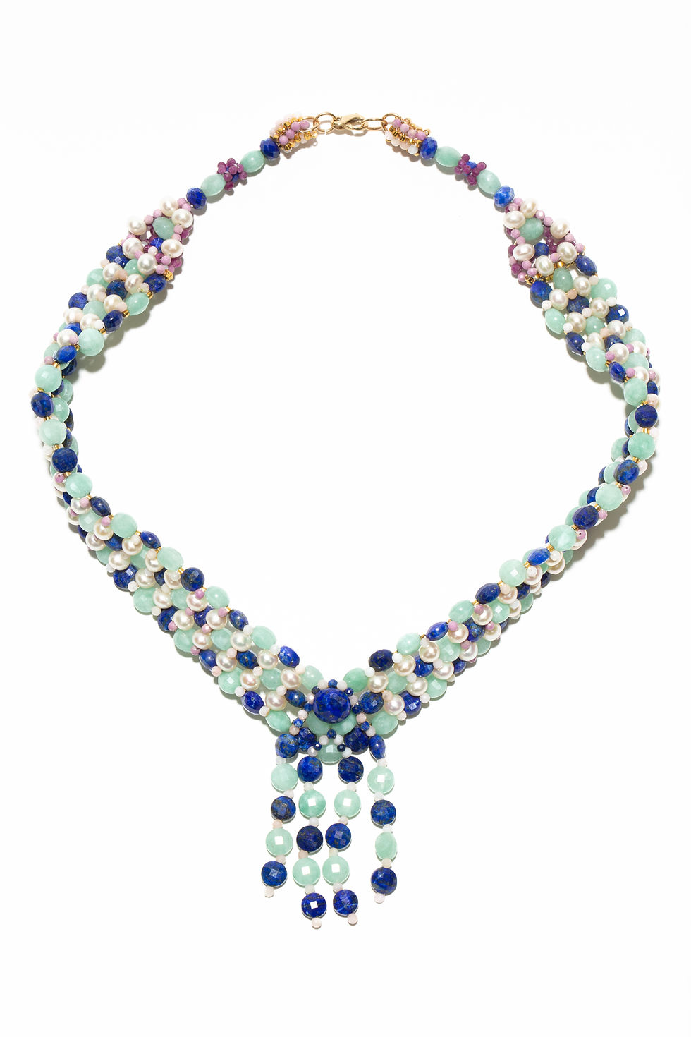 Thumbnail: Lapis/Jade/Pearl Collar