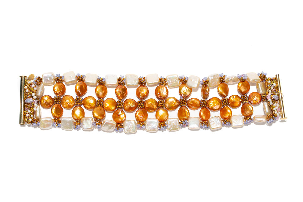 Thumbnail: Pearl Floral Bracelet