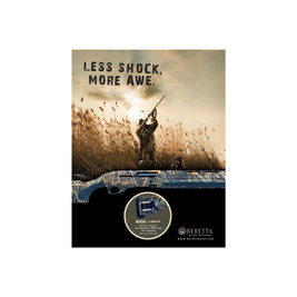 This bad boy packs the punch of a mule. But thanks to Beretta's amazing shock absorption technology built into the butt, its right hook feels more like a gentle tap on the shoulder.