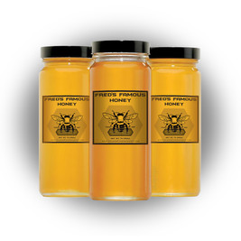 New packaging has tripled Famous Fred's business. He now sells over SIXTY jars of honey per year!