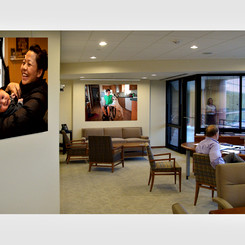 The view inside the CEO's office.