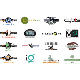 Logos done for various clients.