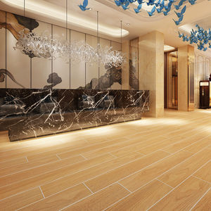 150/900全瓷直邊木紋磚效果展示