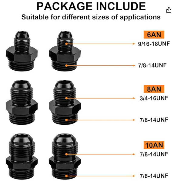 Thumbnail: Fuel Filter 100 Micron Inline Filter Kit with 6AN/8AN/10AN fittings