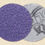 Thumbnail: 40 Grit 3" Purple Film Ceramic Sanding Discs Hook & Loop Backing