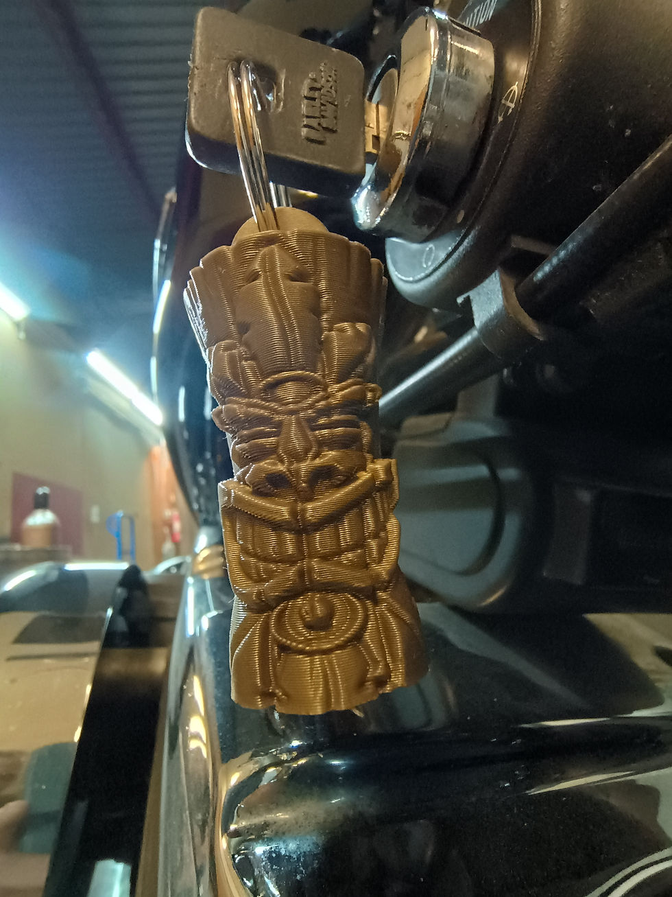 Thumbnail: Tiki Head - Keychain