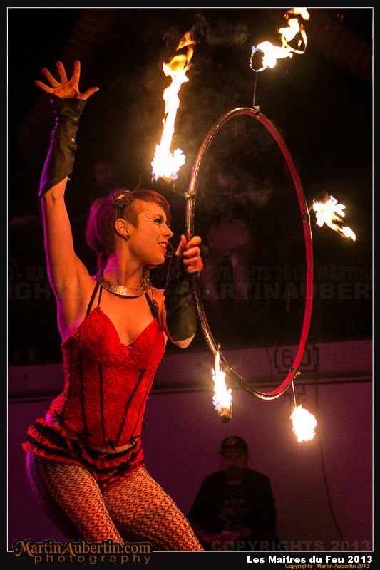 Spectacle feu evenement corporatif Quebec glamour