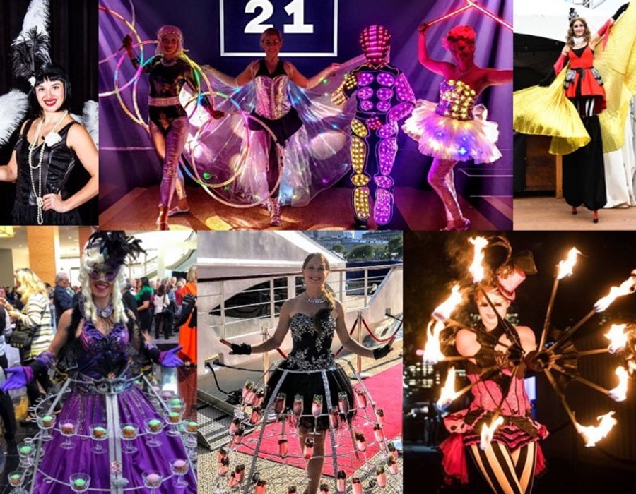 Performances visuelles et animations de Jamye La Luna