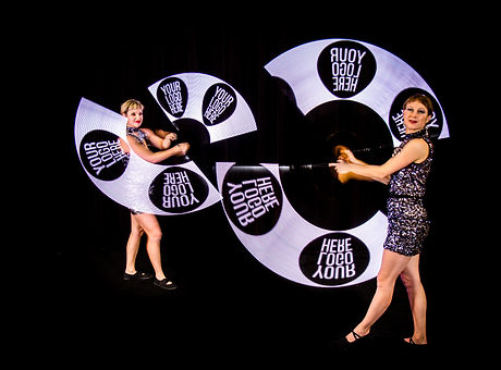 Spectacle lumineux logo Jamye La Luna Prod inc
