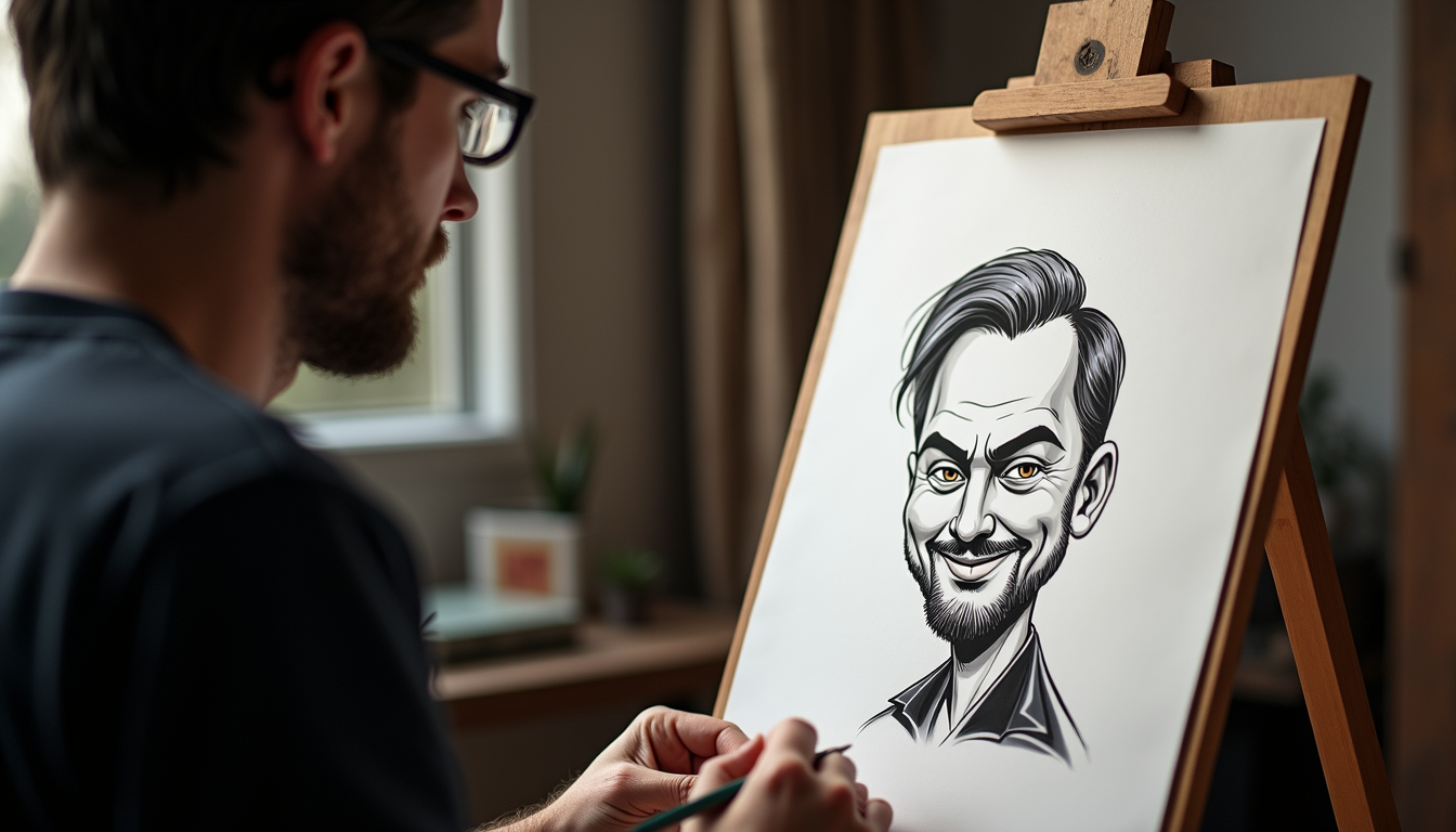 Découvrez le talent d’un caricaturiste pour vos événements au Québec