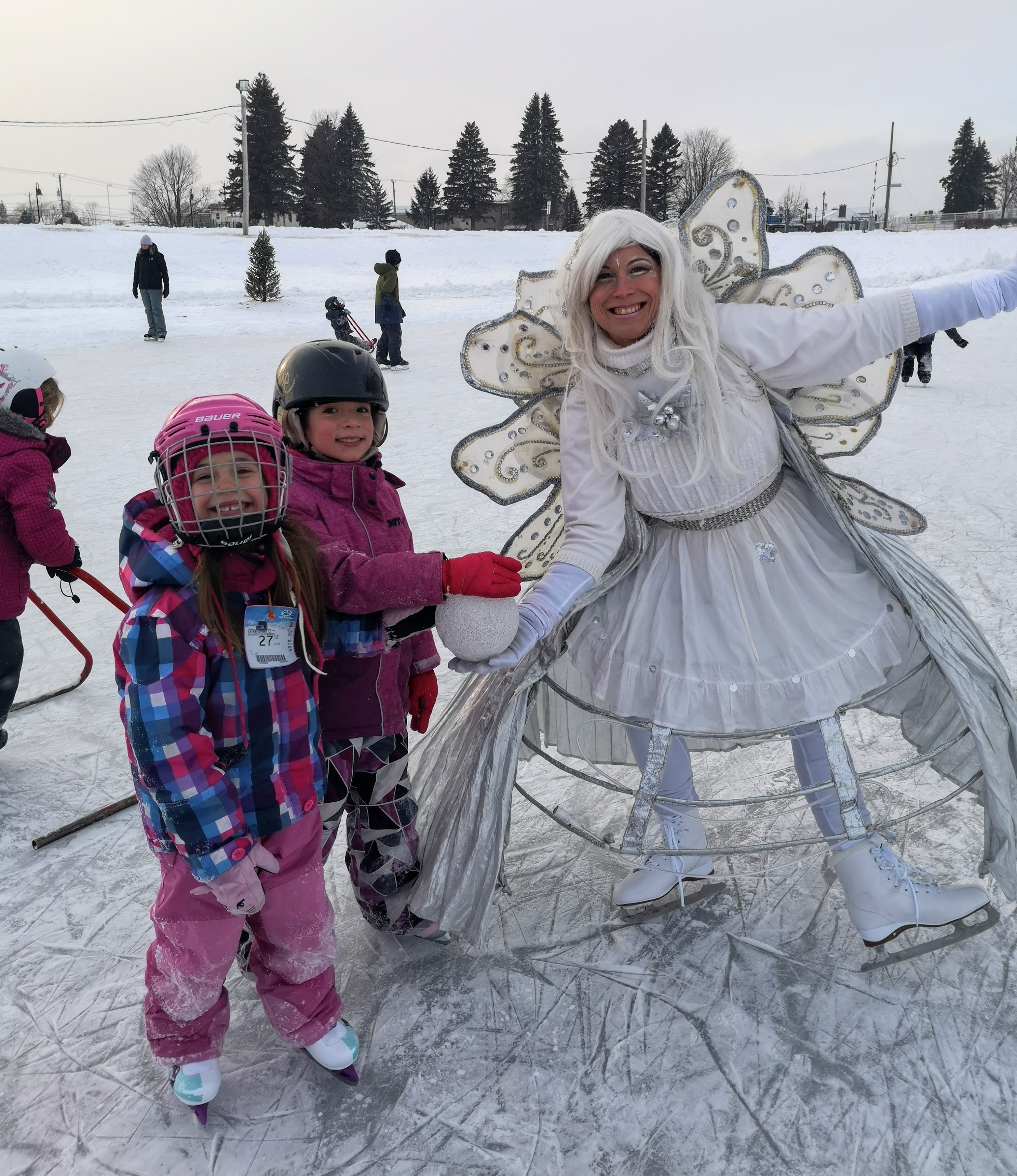 Fée Des Neiges Patin Hiver