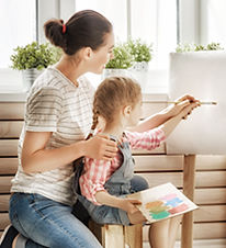 BI sessions  in home,  daycare or  community  settings 