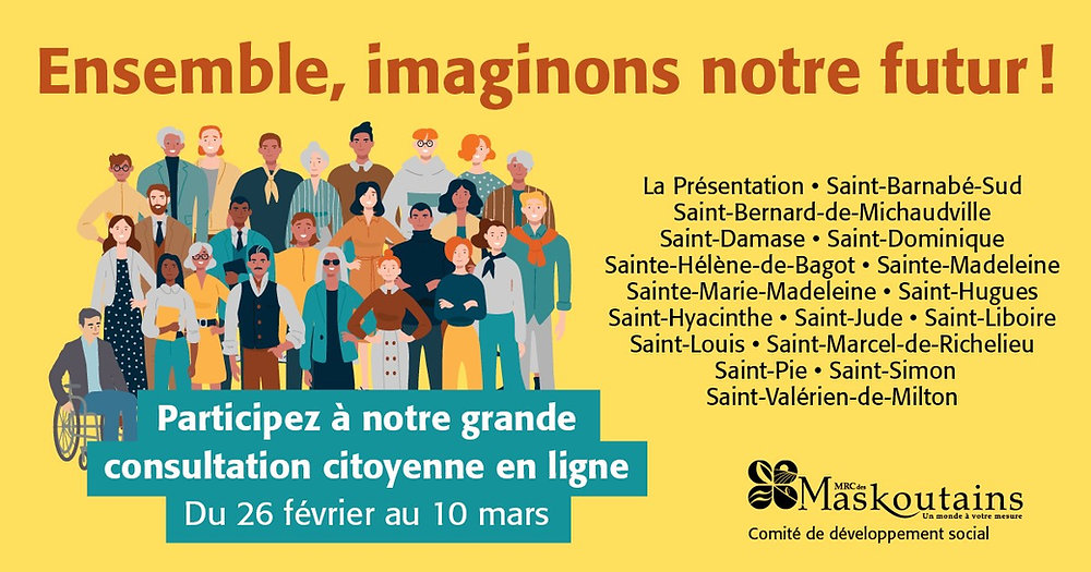 Le comité de développement social lance une vaste consultation citoyenne