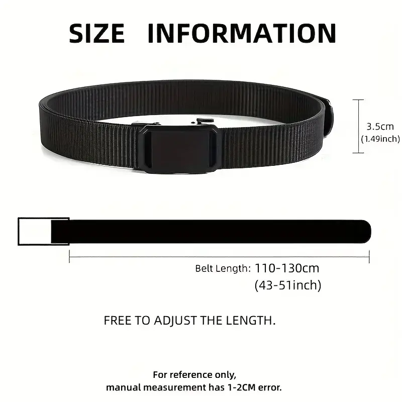Thumbnail: New Automatic Buckle Belt, Canvas Tactical Workwear Casual Outdoor Military Trai