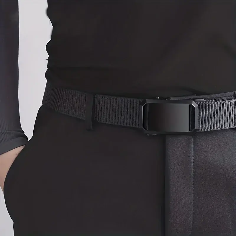 Thumbnail: New Automatic Buckle Belt, Canvas Tactical Workwear Casual Outdoor Military Trai