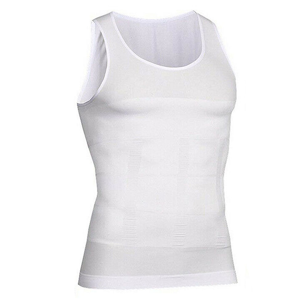 Miniaturbild: Men's Compression Shirts Tank Tops Undershirts Mens Slimming Body Shaper Vest Sl