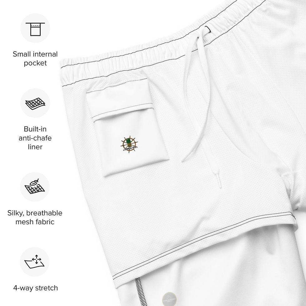 Thumbnail: Men's White Eco Board Shorts