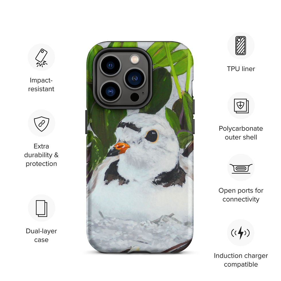 Thumbnail: Piping plover Tough Case for iPhone®