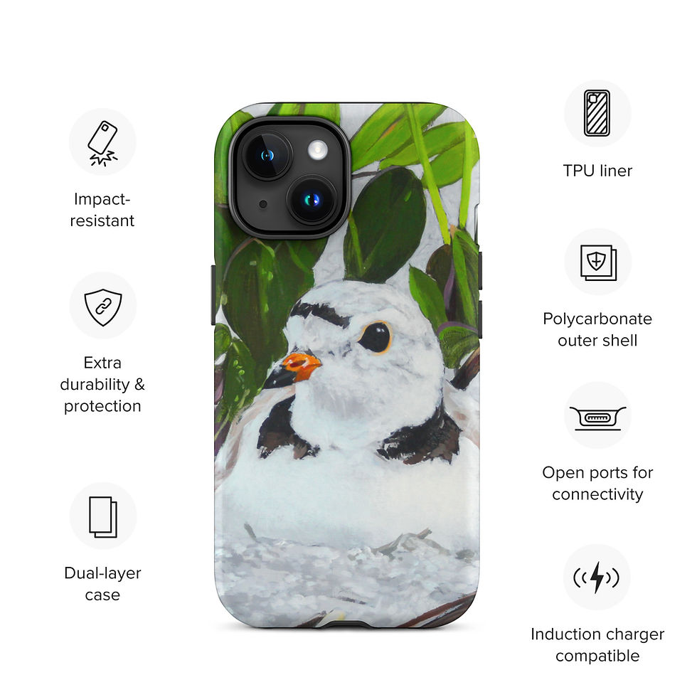 Thumbnail: Piping plover Tough Case for iPhone®