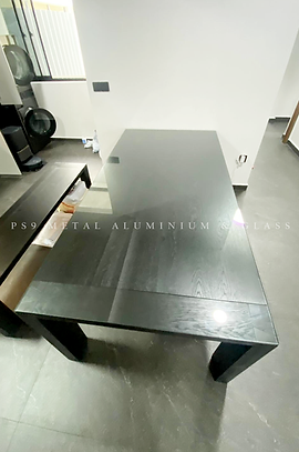 Clear Tempered Glass Tabletop