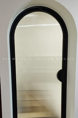Arch mild steel swing door