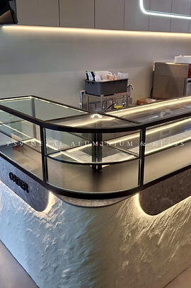 Stainless Steel Counter Display