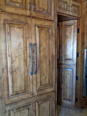 Hidden Pantry, Kitchen, Stain