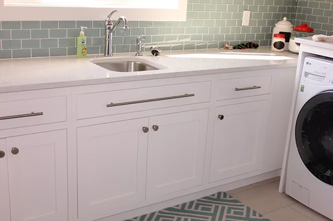 White, Laundry, sink