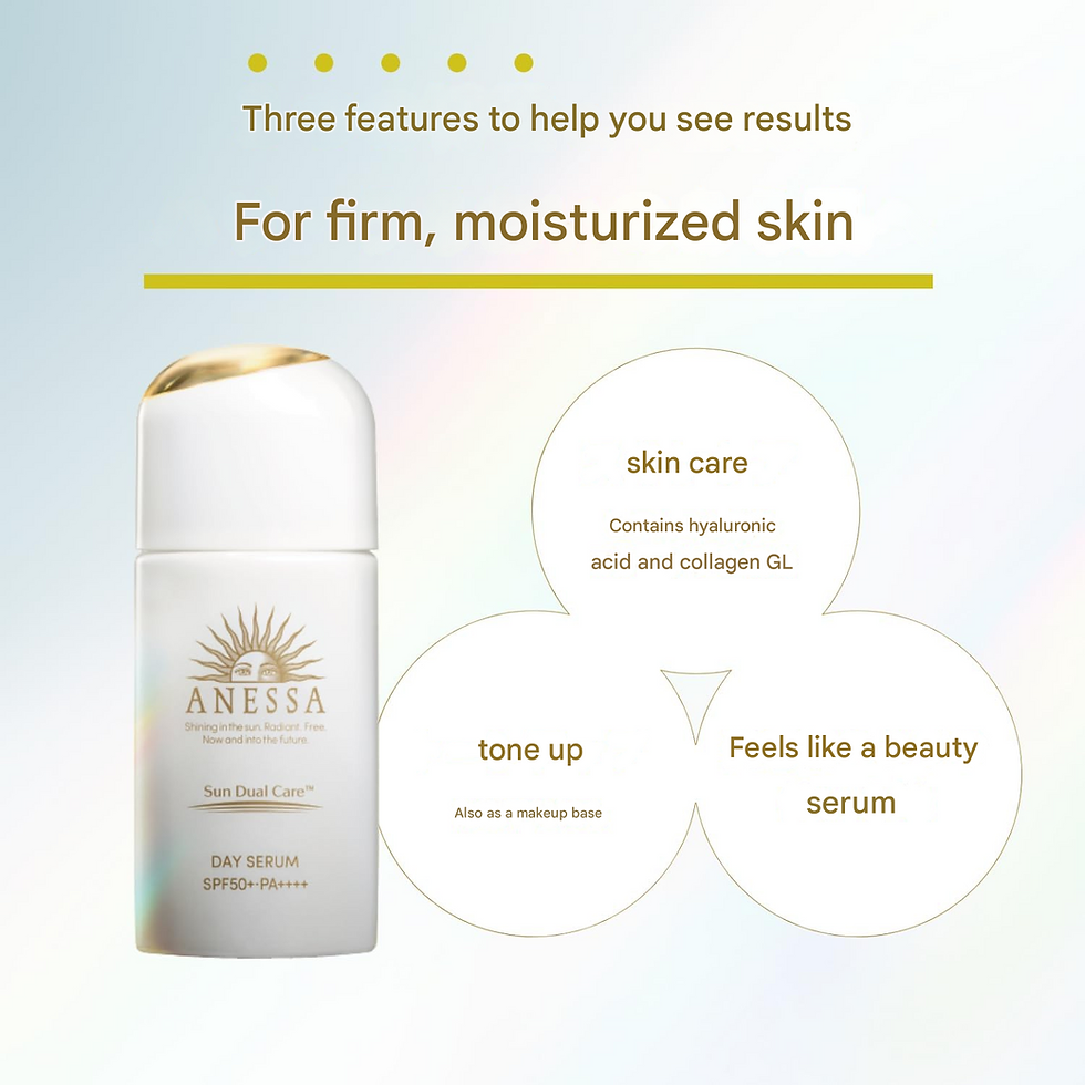 الصورة المصغرة: ANESSA Day Serum, For Morning/Daytime Use (Serum, Cream, Milky Lotion) 30ml