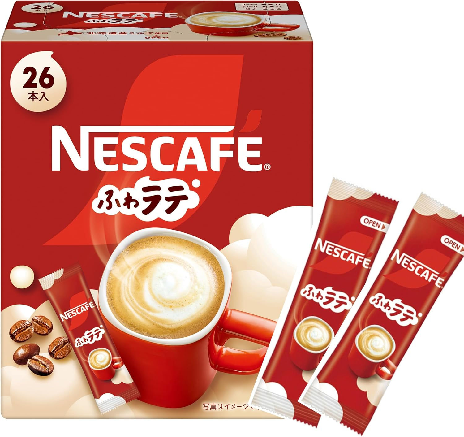 Nescafe Excella Fluffy Latte, Pack of 26