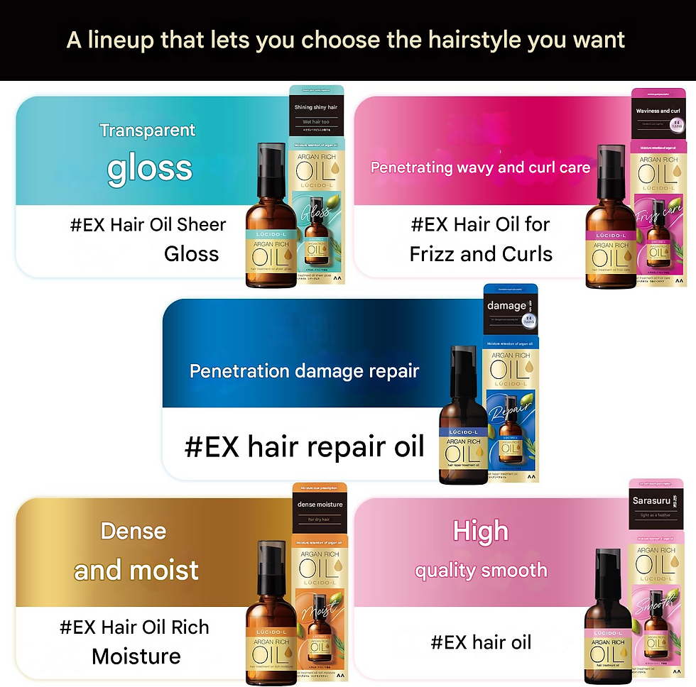 Thumbnail: LUCIDO-L Oil Treatment #EX Hair Oil, Sheer Gloss, Transparent Gloss Treatment