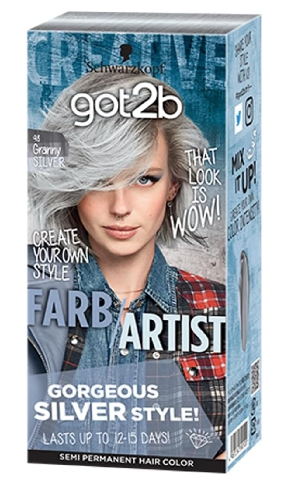 Thumbnail: Schwarzkopf got2b Color Cream with Hair Conditioner and Gloves