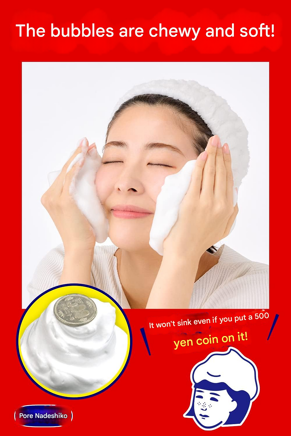 الصورة المصغرة: Keana Nadeshiko Baking Soda Foam Cleansing Foam for Pores (100ml)