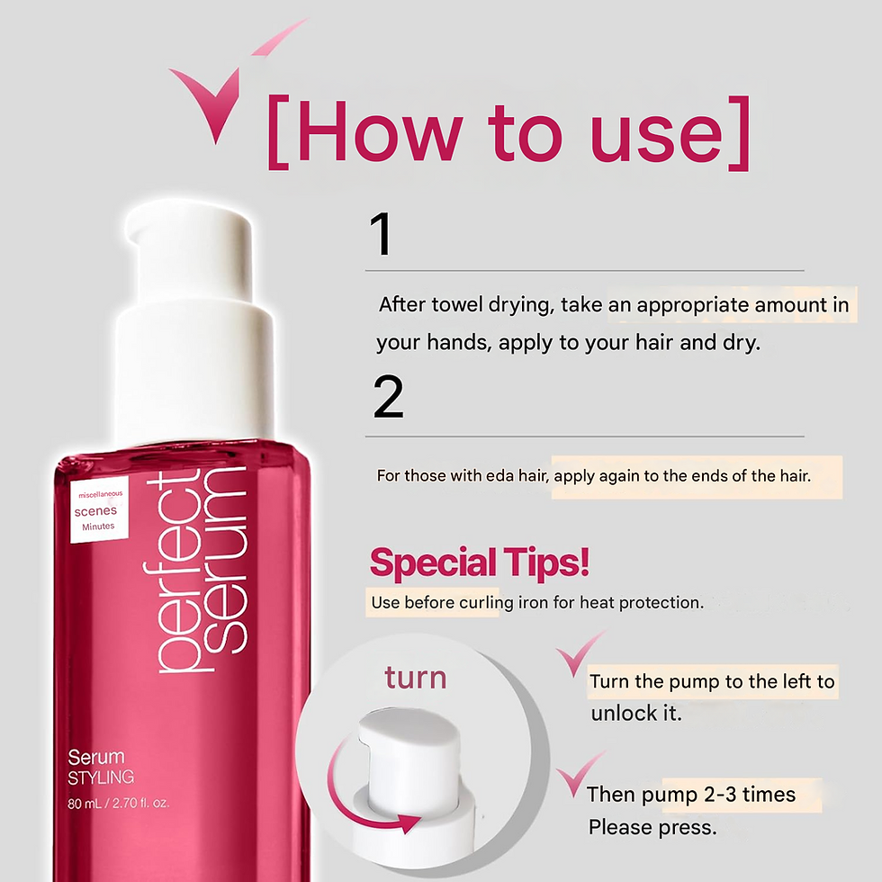 Thumbnail: Mise en Scene Perfect Serum Rose Perfume Styling Hair Oil 80ml