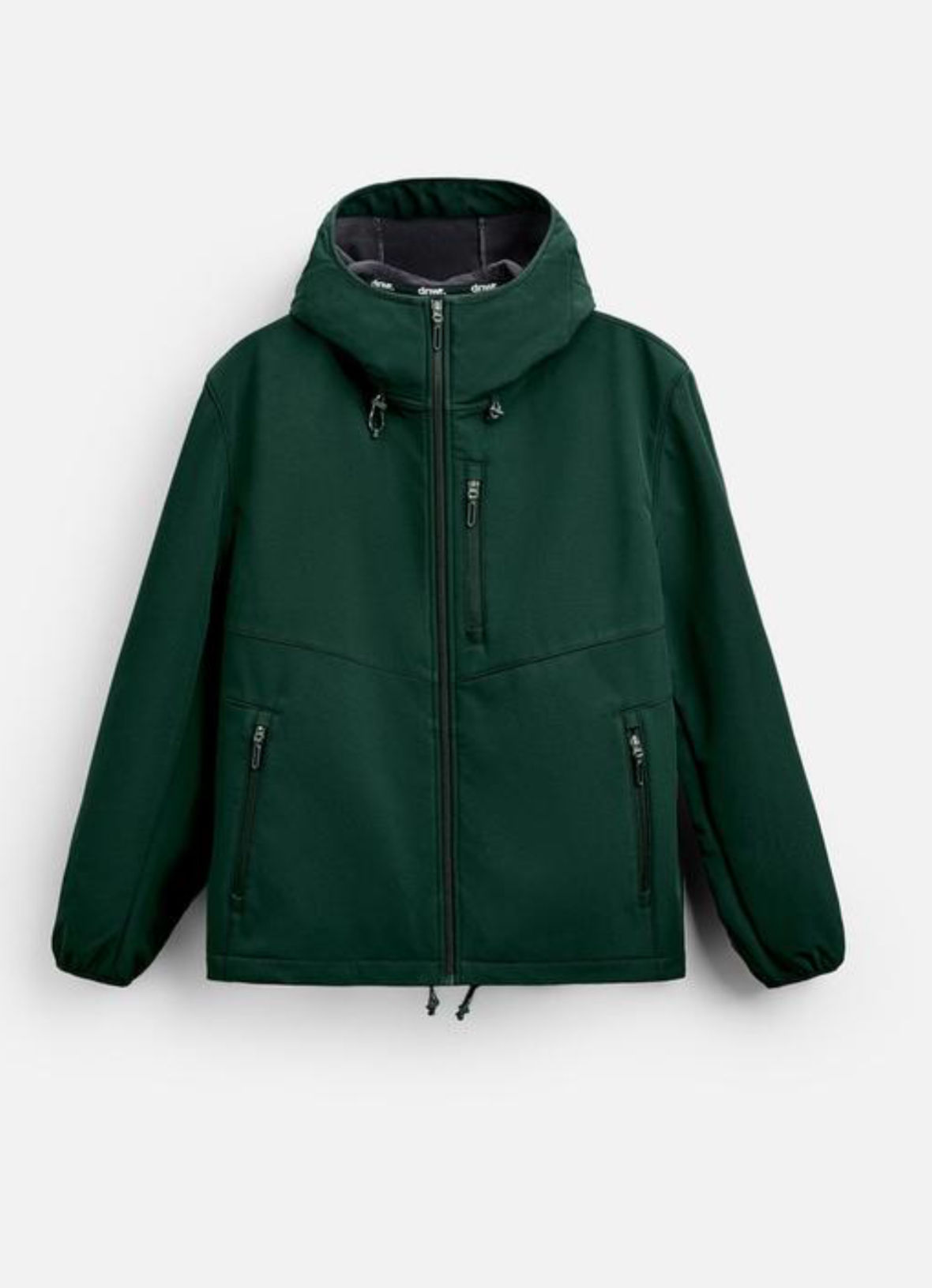 ZARA HOODED TECHNICAL JACKET