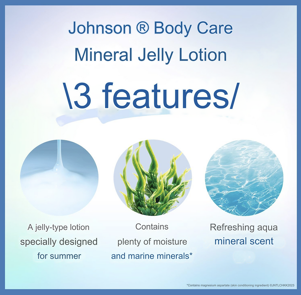 الصورة المصغرة: ​​​​​​​Johnson Body Care Mineral Jelly Lotion 500 ml), Aqua Mineral Scent