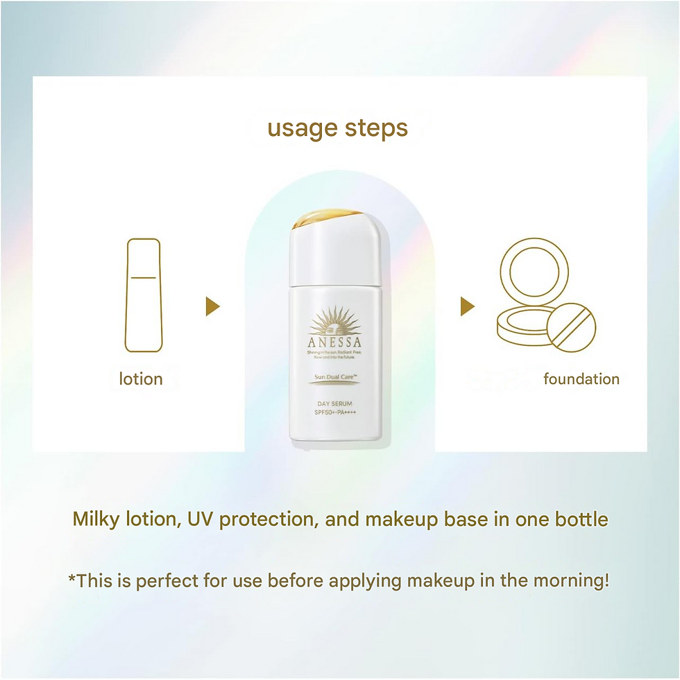الصورة المصغرة: ANESSA Day Serum, For Morning/Daytime Use (Serum, Cream, Milky Lotion) 30ml