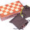 الصورة المصغرة: Kosun Chess Set Magnetic Wood Grain Folding Chess Board with Storage Bag (XL)