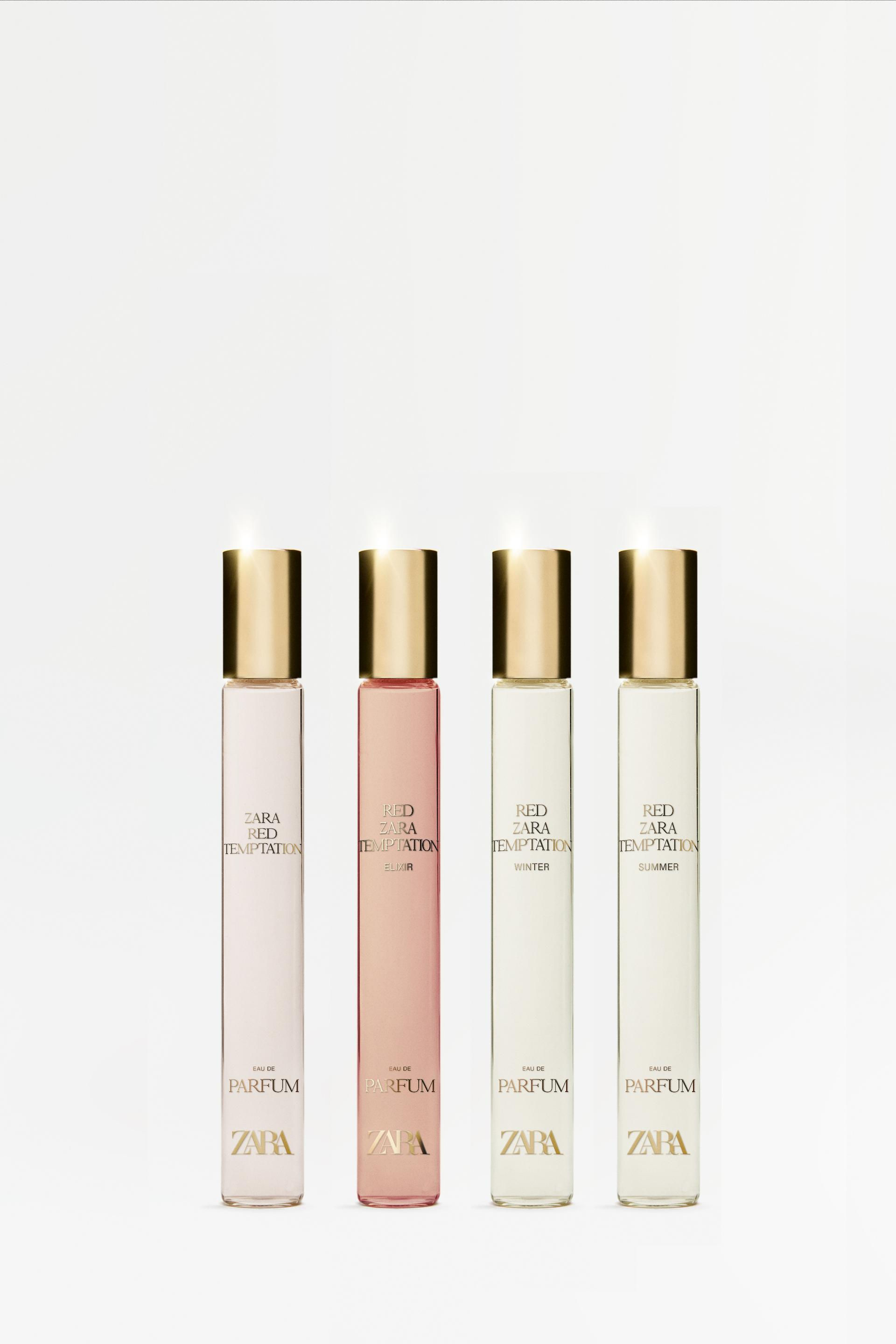RED ZARA TEMPTATION DISCOVERY SET 4 X 10 ML