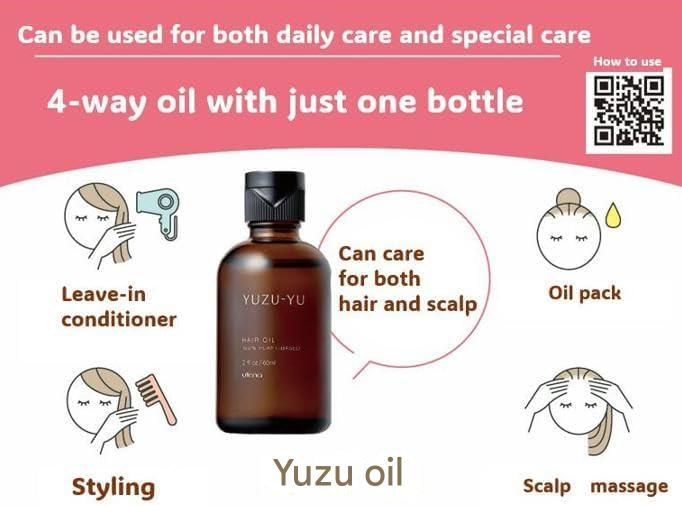 Miniatura: Utena Yuzu Oil Additive-Free Hair Oil 60ml