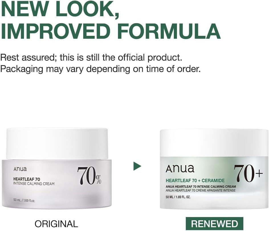 الصورة المصغرة: ANUA Dokudami 70 Intense Calming Cream – 1.7 fl oz (50 mL)