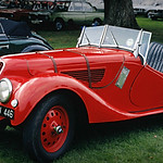 Red Antique Car