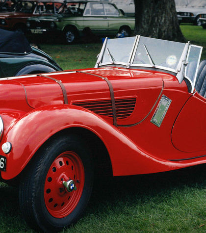 Red Antique Car