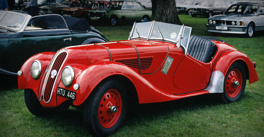 Red Antique Car