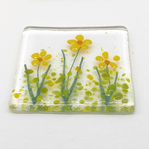 Mini Daffodil Cards Glass Art Designs