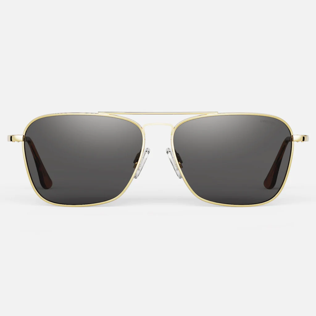 RANDOLPH Intruder 58 23K Gold Skull Skytec™ Polarized American Gray