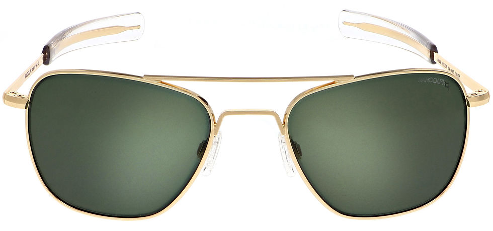 RANDOLPH Aviator 52 23K Gold Bayonet Skytec™ Polarized Agx
