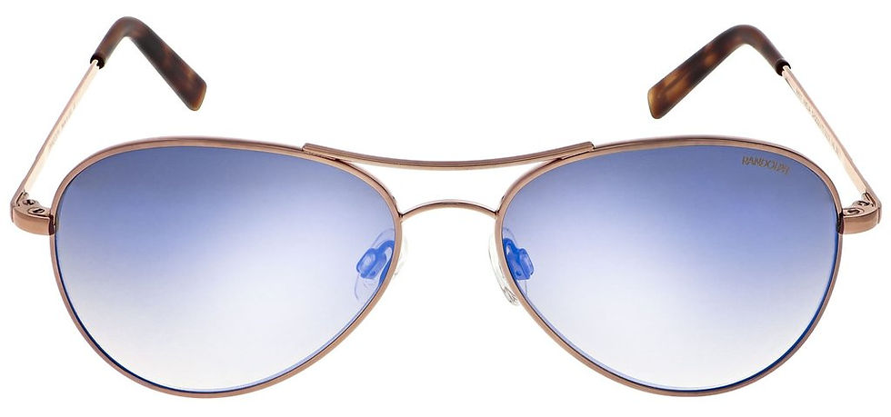 RANDOLPH Amelia 57 22K choco Gold Skull Skyforce Air™ Northern Lights