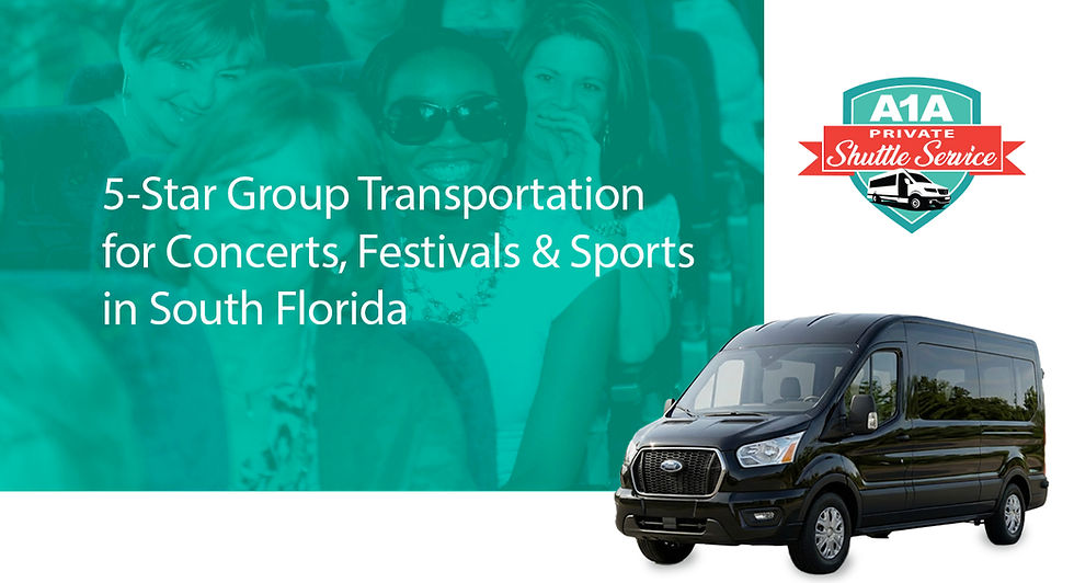Fort Lauderdale Airport Transportation to Cruise Port - A1A Private Shuttle Service